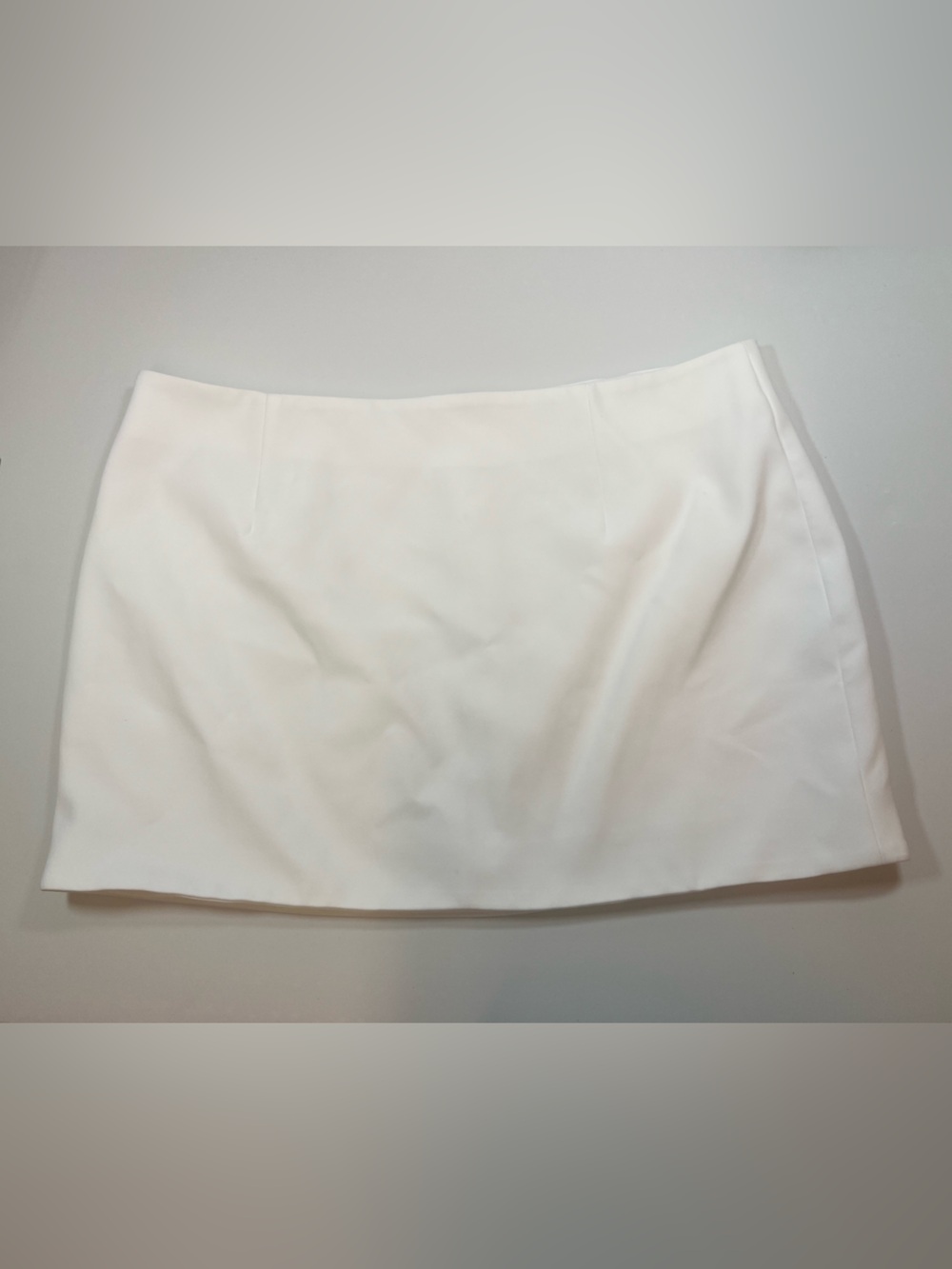 Showpo White High Waisted Mini Skirt